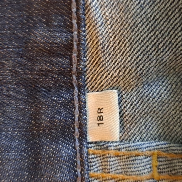 GAP Boot Cut Dark Wash Jeans Size 18R - Picture 6 of 9